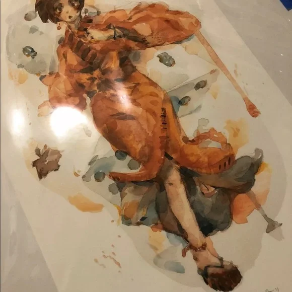 SAMURAI CHAMPLOO FUU ART PRINT FROM GEOFF PASCUAL Art & Decals